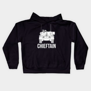 British Chieftain Mk 5 Main Battle Tank Kids Hoodie